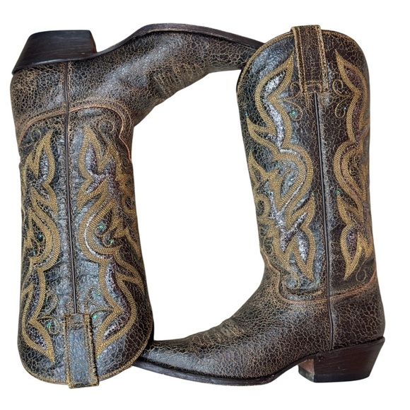 Buffalo David Bitton Tan Leather Boots Size 36EE - Picture 1 of 14